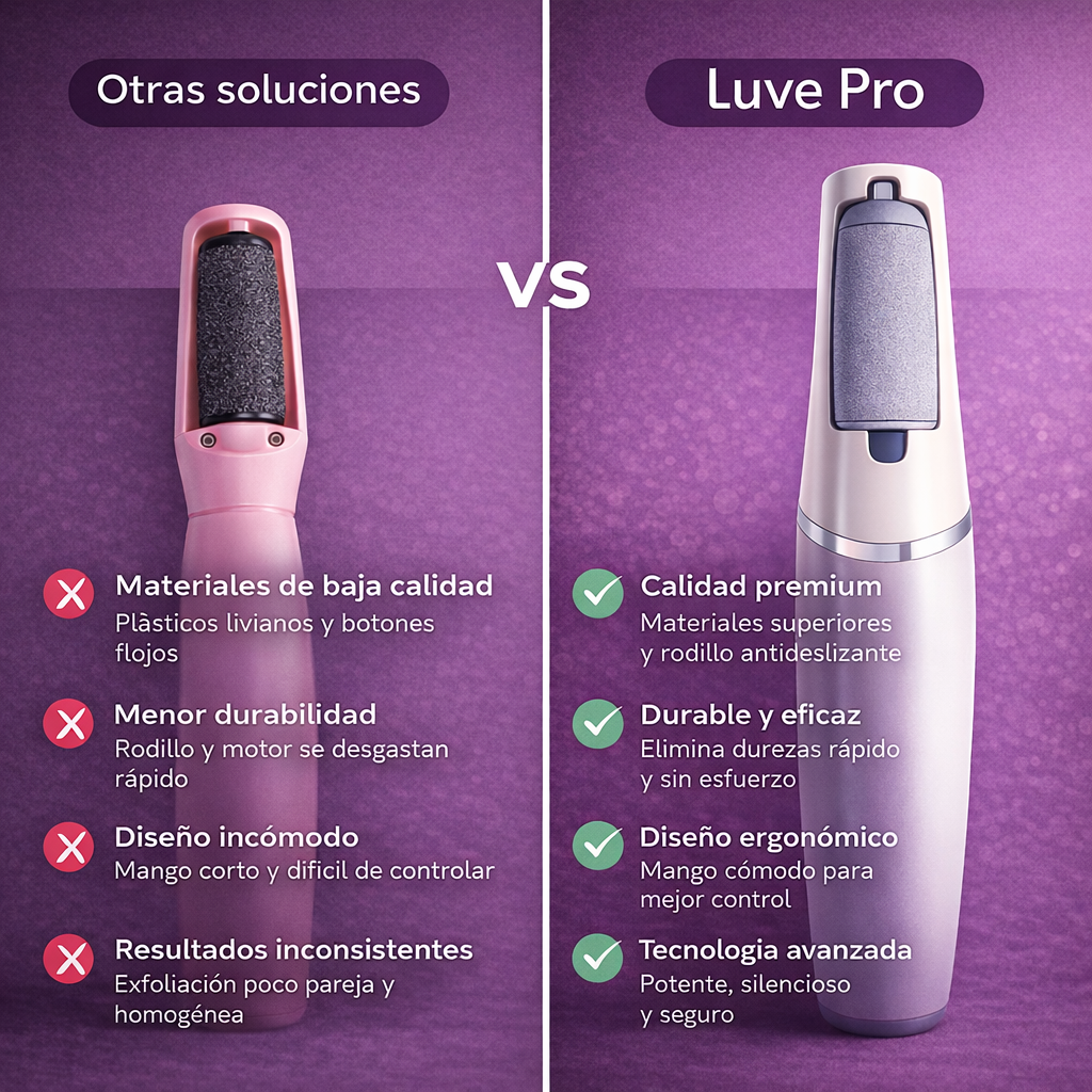 Exfoliador de callos Luve Pro