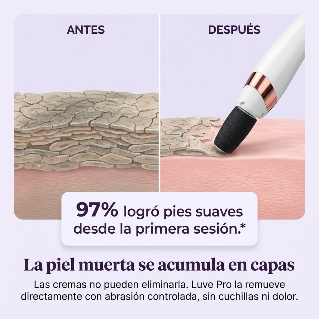 Exfoliador de callos Luve Pro